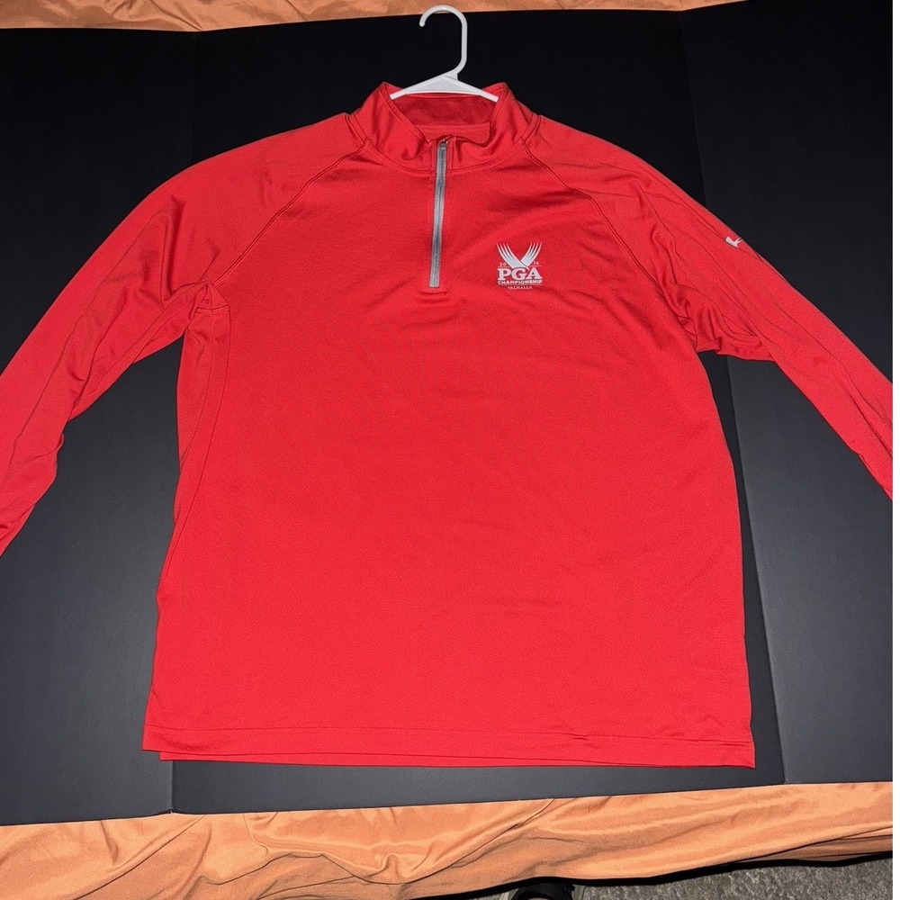 Men's 2XL Under Armour Red HeatGear Golf pullover 2014 PGA Championship Valhalla